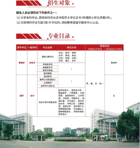 湖北师范大学：24年同等学力申硕！