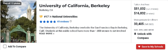 码住！2025USNews全美最佳大学排名公布！普林斯顿继续蝉联榜首！