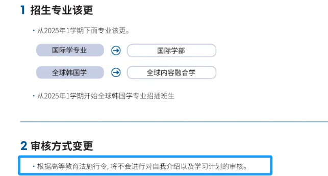 2025年春韩国留学6大新政！