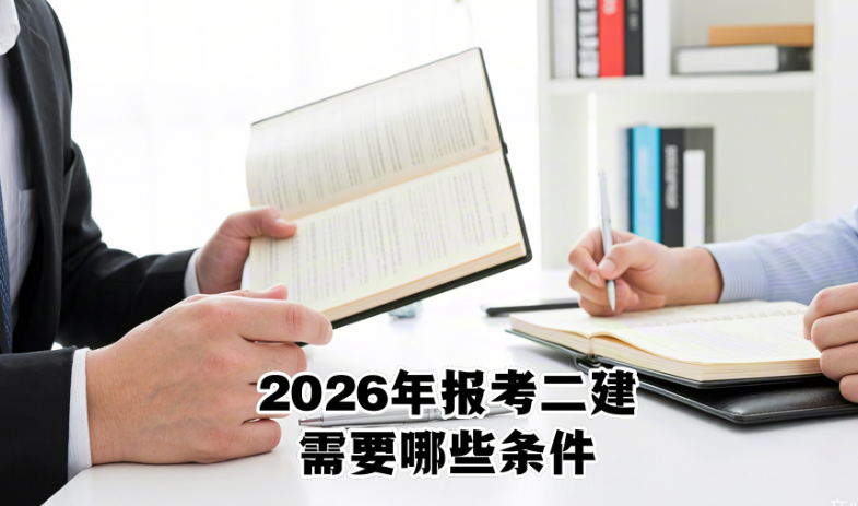 2026年二建报考条件！这篇讲清楚了