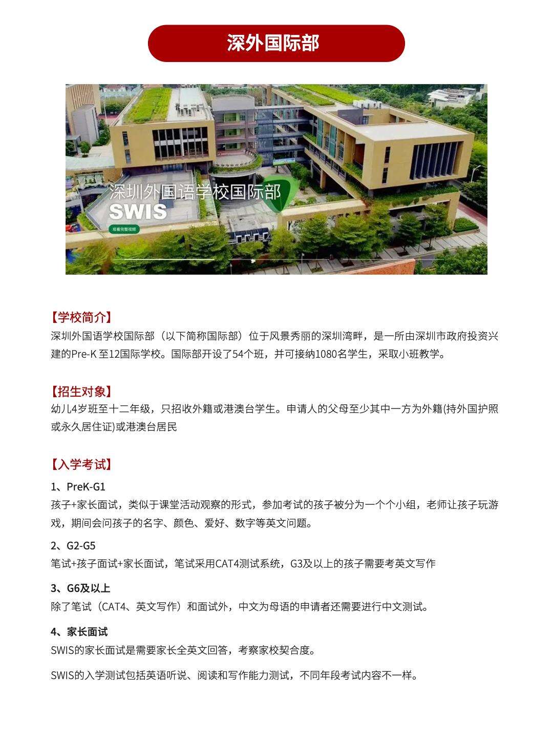 23年深圳热门学校入学考试图鉴！