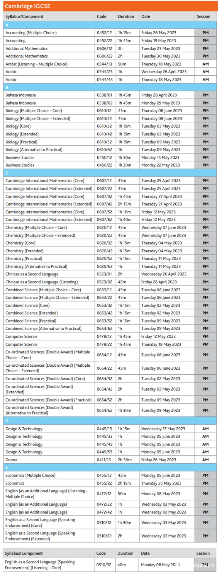 汇总！2023年雅思、托福、GRE、GMAT、SAT、ACT、AP、A-Level、IB考试时间表！快收藏