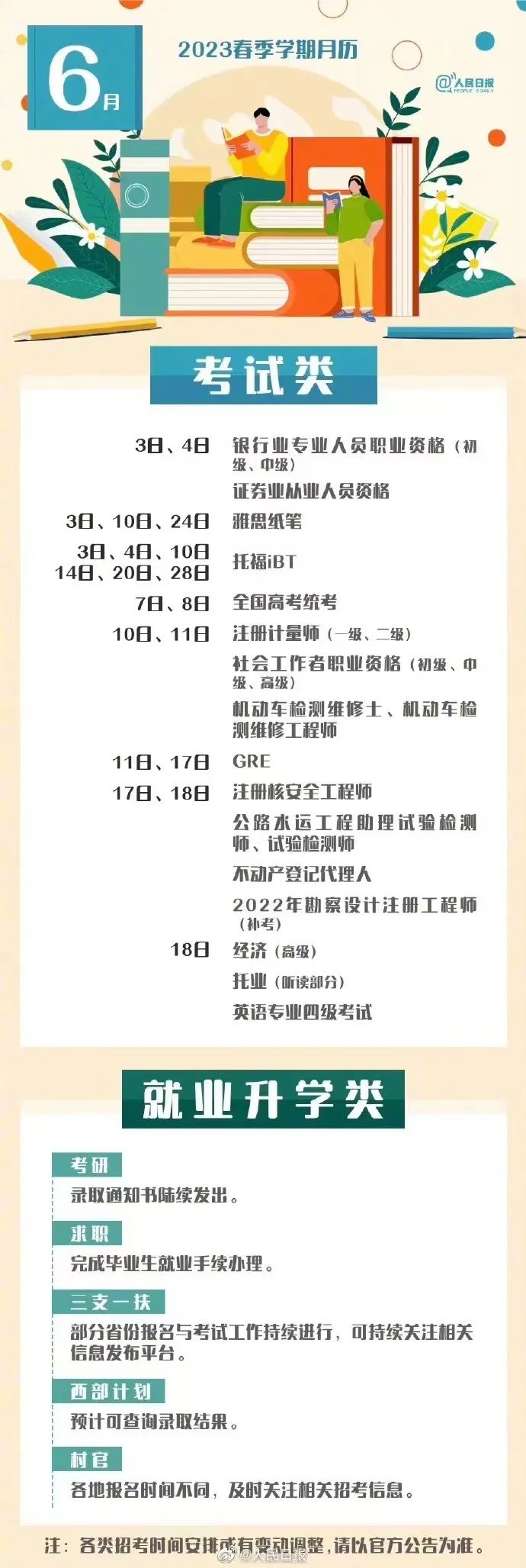 2023上半年四六級(jí)筆試考試時(shí)間定了!